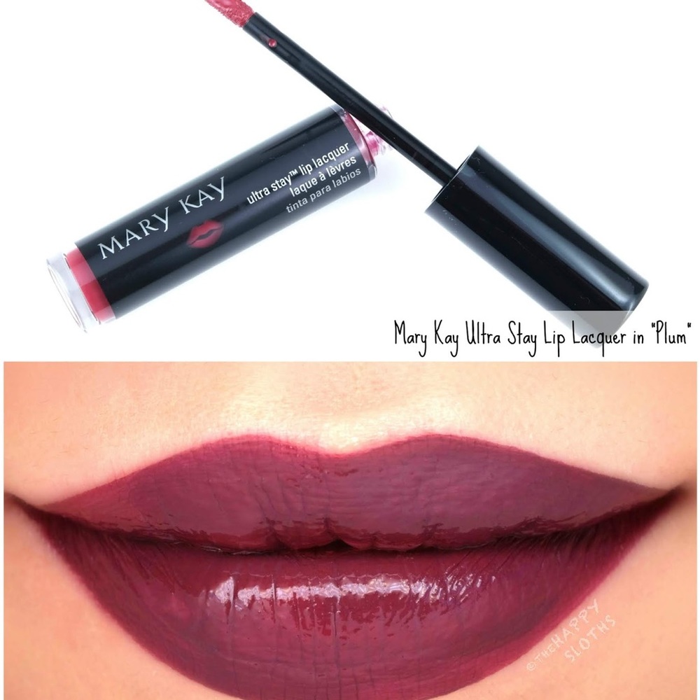 Mary Kay Ultra Stay Lip Lacquer Set (Sealer Eraser Lacquer) Plum Limited Edition